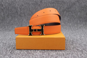 (已售)Hermes/爱马仕 经典H金扣腰带